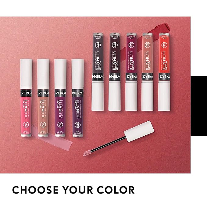 COVERGIRL Outlast Ultimatte One Step Liquid Lip Color, Spritz Blitz, Spritz Blitz, 0.12 Fl Ounce