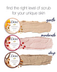 Dove Exfoliating Body Polish Scrub for Silky Skin Oatmeal & Calendula Oil Body Scrub Exfoliates & Gives Lasting Nourishment 10.5 oz