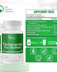 DR VITAMIN SOLUTIONS Thermogenic Fat Burner for Women and Men - Appetite Suppressant for Weight Loss - Includes Green Tea Extracts for Bloat Relief - Metabolism Booster - Pack of 2