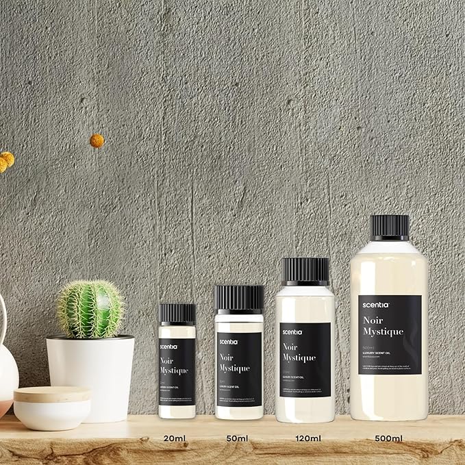 Hotel Diffuser Oil Inspired by 5-Star Hotel Scent-50 mL 1.69 fl oz-Essential Oil Blend Rose, Lemon and Musk Notes for Aromatherapy Ultrasonic & Cold Diffusers-Noir Mystique, Thanksgiving Gift