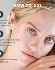 skyn ICELAND Dissolving Microneedle Under Eye Patches with 39% Hyaluronic Acid & Peptides No-Slip Eye Masks for Firming Wrinkles & Fine Lines, 3 Pairs