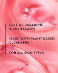 Olay Body Wash for Women, Fresh Radiance, Refreshing & Renewing, Made with Plant Based Cleansers, B3 Botanical Complex, For All Skin Types, Watermelon & Agave Scent, 22 fl oz (Pack of 4)