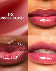 COVERGIRL Clean Fresh Yummy Gloss W&F, Sunrise Blush, Non-Sticky, 33oz