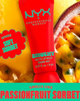 NYX PROFESSIONAL MAKEUP Smushy Matte Lip Balm, Tinted Lip Moisturizer with Soft, Matte Finish - Soft Sorbet (Orange)