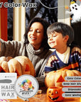 Temporary Silver Gray Hair Color Wax for Kids, Women Men Colored Hair Styling Mud, Girl Boy Teens Washable Gray Style Dye, DIY Instant Hair Coloring Gel Cream for Cosplay Halloween Children's Day