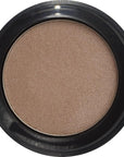 Brown Silver Shimmering Metallic Chocolate Brown Dark Bronze Pressed Powder Single Vegan Eyeshadow; Talc, Paraben & Cruelty Free