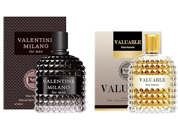 Hybrid & Company Mens 2 Pcs Distinctive Eau De Perfum Vaporisateur Natural Spray