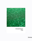 Hemway Eco Friendly Biodegradable Glitter 100g / 3.5oz Bio Cosmetic Safe Sparkle Vegan for Face, Eyeshadow, Body, Hair, Nail and Festival Makeup, Craft - Fine (1/64" 0.015" 0.4mm) - Emerald Green