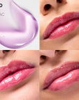 L'Oreal Paris Plump Ambition pH Hyaluron Lip Oil, Color Shifting Lip Tint with 24HR Hydration, Volumizing Shine and Lasting Color, 050 pH Lilac