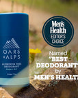 Oars + Alps Deodorant for Men & Women, Aluminum Free Deodorant for Men, Dermatologist Tested, Clean Ingredients, Non Toxic, Vegan, Long Lasting, Odor Protection, Aspen Air, 1pk, 2.6oz