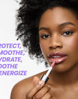 Wonderskin Lip Oil Rehab Serum - Tinted Lip Oil, Hydrating, Moisturizing, and Non-Sticky Deep Red Tint Serum for Dry Lips (Honey)