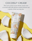 Beekman 1802 Coconut Cream Hand Cream - Scented - 2 fl oz - Nourishes, Hydrates & Repairs - With Shea Butter & Glycerin - Non-Greasy - Microbiome Friendly - No Irritation - Good for Sensitive Skin