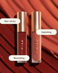 Live Tinted Huegloss High-Shine Lip Gloss - Hydrating, Non-Sticky, Moisturizing Lip Gloss with Hyaluronic Acid, Coconut Oil, and Shea Butter For a Soft Barrier & Seals in Moisture - Soft Shimmary Pink