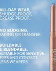 Covergirl Clean Eye Color, Dreamy Pink, Eyeshadow Sticks, Ultra Creamy Formula, Lightweight, Buildable Formula, Lasts All Day, Smudge-Proof, 0.05oz