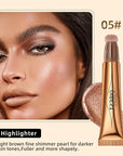 MEICOLY Liquid Highlighter Beauty Wand,Highlight Stick with Cushion
