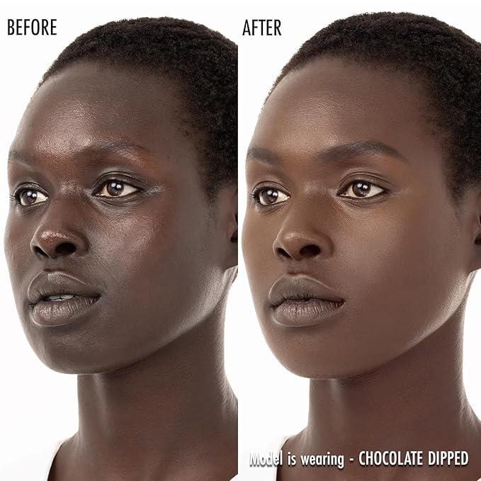 Black Radiance Color Perfect Foundation Stick with Soft Brush Applicator Duo – Buildable, Blendable Versatile Pigment-Rich Formula - Chocolate Dipped