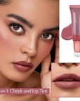 3 Color Blush Beauty Wand, Soft Matte Lightweight Face