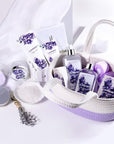 Spa Gift Baskets for Women - Body & Earth 11pcs Lavender Gift Sets with Bubble Bath, Shower Gel, Body Lotion, Birthday Gifts for Women, Spa Kit for Mom Gifts, Purple Gifts