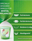 Polident 3 Minute Antibacterial Dental Appliance Cleanser Tablets, 90 Count (2 Pack)