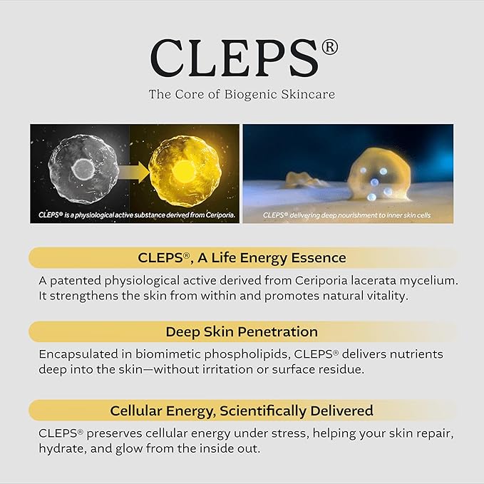 Biogenic Essence 90% CLEPS® Hydrating Face Serum – Korean Skincare for Dull & Dehydrated Skin, 1.01 fl.oz