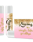 12 Bridal Shower Lip Balms - Kissing