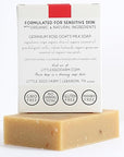 Little Seed Farm Organic Goat’s Milk Soap – 3 Pack of Geranium Rose Facial and Body Bars – Natural, Handmade, Cruelty Free – Uplifting and Balancing for Oily, Dry and Combination Skin, Net Wt. 4.75oz