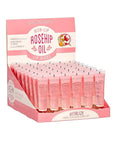Ruby Kisses Broadway Vita-Lip Clear Lip Gloss (Rosehip Oil 6 Pack), Ultra-Hydrating & Soothing Formula with Vitamin Oils, High-Shine Non-Sticky Finish, Healing Glossy Lip Balm With Vitamin A