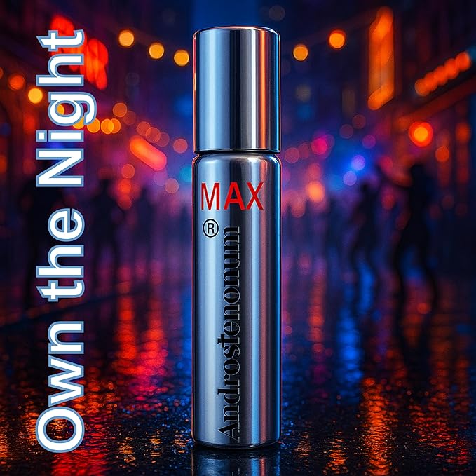 ANDROSTENONUM MAX Pherolec Global Male Pheromone Perfume Oil for Him Real Long-Lasting Original Best Men's Pheromones Cologne Essential Strong Spray Fragrance Essence Extra Strength Man 0.27 fl. oz