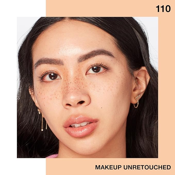 Maybelline Fit Me Dewy + Smooth Liquid Foundation Makeup, Porcelain, 1 Count (Packaging May Vary)