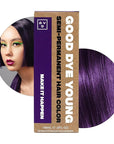 Good Dye Young Semi-Permanent Hair Color, Vegan and Cruelty-Free Purple Hair Dye, Last up to 24 Washes, Non-Damaging Conditioning Hair Color (5FL OZ, Make It Happen)