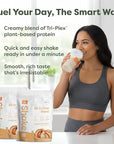 310 Nutrition All-In-One Meal Replacement Shake Powder - Plant-Based Protein Smoothie Blend w/High Fiber, Probiotics & Adaptogens - Low Carb, Vegan, Keto & Paleo Friendly - Caramel Sundae - 28 Srv