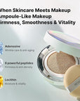 TROIAREUKE Seoul "Bridal" Cushion Foundation(#21, Pink Beige), Korean Cushion Foundation, K-Beauty, Hydrating, Long-lasting, Lightweight, Natural Finish, Anti-Aging, Moisture, Whitening, SPF 50+