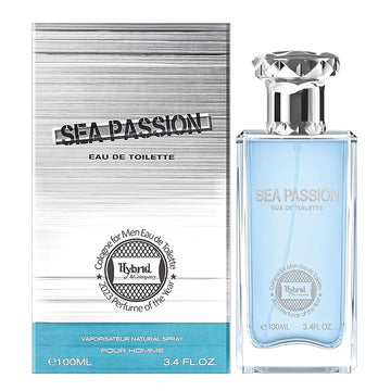 Hybrid & Company Sea Passion Pour Homme Eau De Toilette Natural Spray Vaporisateur,3.4FL.OZ