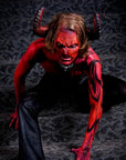 MEICOLY Devil Red Face Body Paint Stick (1.06 Oz),Sweatproof Waterproof Face Piant for Clown Joker Demon Vampire Spiderman Halloween Makeup,Cream Blendable Full Body Paint,Red Eye Black Stick