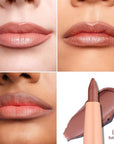 Oulac Waterproof Lipliner Pencil - Smooth and Creamy, Retractable Lip Makeup for Precision Application, Vegan & Cruelty-Free, LL03 Naked Liner