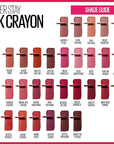 Maybelline Super Stay Ink Crayon Lipstick Makeup, Precision Tip Matte Lip Crayon with Built-in Sharpener, Longwear Up To 8Hrs, Trust Your Gut, Mauve Nude Pink, 1 Count