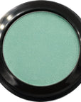 Aloe Matte Turquoise Teal Green Soft Pressed Powder Single Vegan Eyeshadow; Talc, Paraben & Cruelty Free