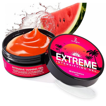 Shine Brown Tanning Gel Tan Accelerator Gel Intensive Tanning Oil for Outdoor Sun & Tanning Beds (watermelon)