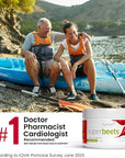 HumanN SuperBeets Beetroot Powder - Nitric Oxide Boost for Blood Pressure, Circulation & Heart Health Support - Non-GMO Superfood Supplement - Original Apple Flavor, 30 Servings