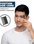Wahl Micro Groomsman Battery Personal Trimmer for Hygienic Grooming with Rinseable, Interchangeable Heads for Eyebrows, Neckline, Nose, Ears, & Other Detailing - 05640-600