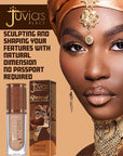 Juvia’s Place Bronzed Liquid Bronzer - Toasted Toffee - Liquid Bronzer for Face w/Silky Blendable Texture - Buildable Coverage for Natural Contour & Dimension - Easy-to-Blend Patch-Proof Formula