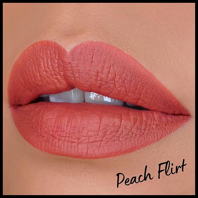 NYX PROFESSIONAL MAKEUP Lip Lingerie XXL Matte Liquid Lipstick - Peach Flirt (Orange Peach)