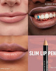 NYX PROFESSIONAL MAKEUP Slim Lip Pencil, Long-Lasting Creamy Lip Liner - Pale Pink