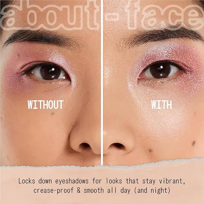 about-face Shadow Fix Eye Primer – Long-Wear, Crease-Proof, Lightweight Eyeshadow Base – Vegan, Cruelty-Free, Clean Beauty – 0.405 oz