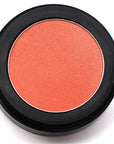 Dusty Coral Peach Pink Orange Sunkissed Shimmering Shimmer Pressed Powder Single Eyeshadow; Talc, Paraben & Cruelty Free