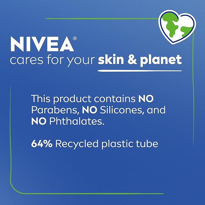 NIVEA Skin Firming & Toning Body Gel Cream with Q10, Hyaluronic Acid and Vitamin C, Clinically Tested Skin Firming & Toning Cream, 72-Hour Moisture, 6.7 Oz Tube