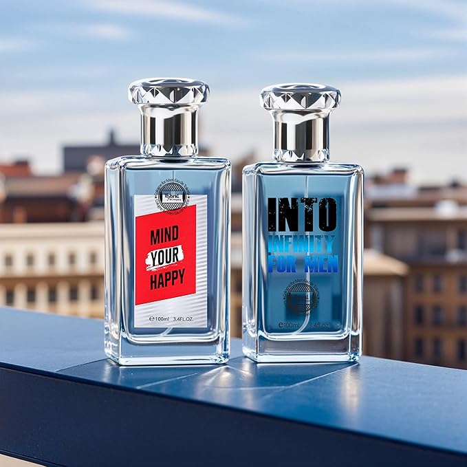 Hybrid & Company Mens 2 Pcs Mind Your Happy Young Into Infinity Eau De Perfum Vaporisateur Natural Spray