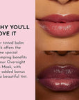 LAWLESS Forget the Filler Lip Plumping Line Smoothing Tinted Balm, Juicy Watermelon, Pink, 0.1 Ounce / 2.9 ml