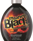 Millenium Tanning Insanely Black 60X UV Bronzer Accelerator Tanning Lotion, 2 Count, 13.5 fl oz