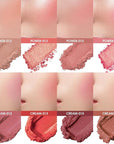 8 Colors Blush Palette, 4 Powder + 4 Cream Blush Palette, Contour and Highlight Blush Palette, Natural Nude Makeup Brighten Skin Tone Portable Makeup Blush, Professional Facial Makeup Blush